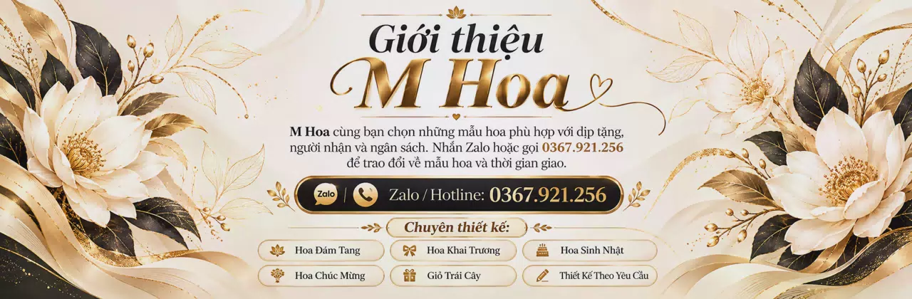 Ảnh bìa Shop hoa tươi Phường Cái Vồn Vĩnh Long - Gửi hoa đẹp, trao lời thương